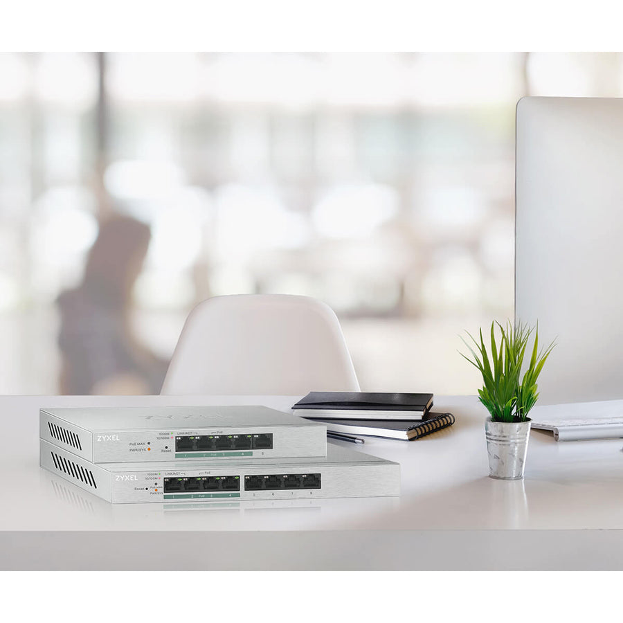 ZYXEL 8-Port GbE Web Managed PoE Switch