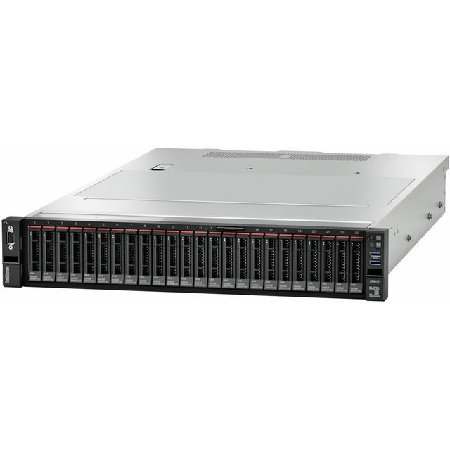 Lenovo ThinkSystem SR655 7Z01A03LNA 2U Rack Server - 1 EPYC 7702P 2 GHz - 32 GB RAM - Serial ATA Controller