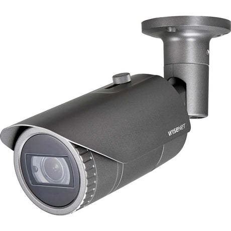 Wisenet QNO-8080R 5 Megapixel Outdoor Network Camera - Bullet - Dark Gray
