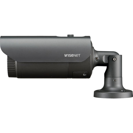 Wisenet QNO-8080R 5 Megapixel Outdoor Network Camera - Bullet - Dark Gray