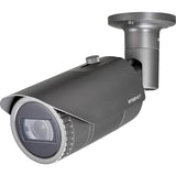 Wisenet QNO-8080R 5 Megapixel Outdoor Network Camera - Bullet - Dark Gray