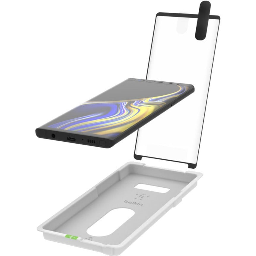 Belkin ScreenForce TemperedCurve Screen Protector for Samsung Galaxy Note Transparent, Black