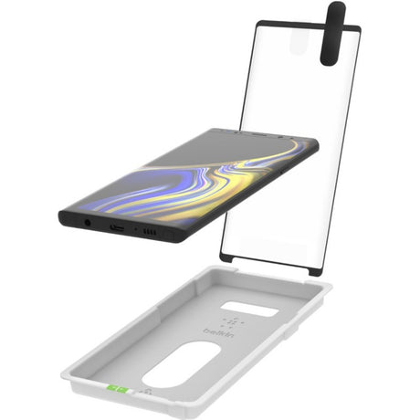 Belkin ScreenForce TemperedCurve Screen Protector for Samsung Galaxy Note Transparent, Black