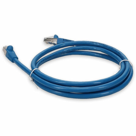 AddOn 7ft RJ-45 (Male) to RJ-45 (Male) Blue Microboot, Snagless Cat7 S/FTP PVC Copper Patch Cable