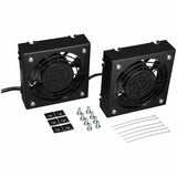 Eaton Tripp Lite Series SmartRack Wall-Mount Roof Fan Kit - Dual 230V High-Performance Fans, 210 CFM, 3 ft. (0.91 m) Cord, C14 Input