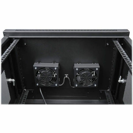 Eaton Tripp Lite Series SmartRack Wall-Mount Roof Fan Kit - Dual 230V High-Performance Fans, 210 CFM, 3 ft. (0.91 m) Cord, C14 Input