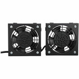 Eaton Tripp Lite Series SmartRack Wall-Mount Roof Fan Kit - Dual 230V High-Performance Fans, 210 CFM, 3 ft. (0.91 m) Cord, C14 Input