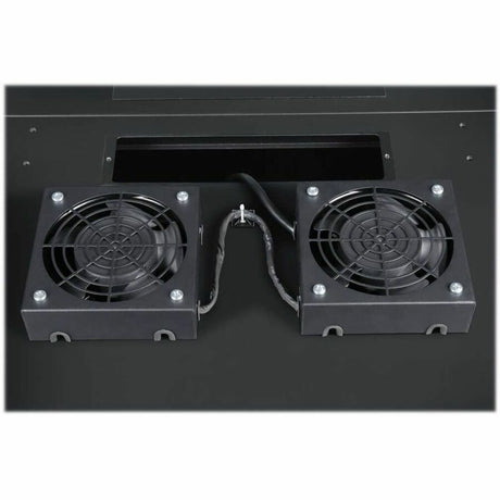 Eaton Tripp Lite Series SmartRack Wall-Mount Roof Fan Kit - Dual 230V High-Performance Fans, 210 CFM, 3 ft. (0.91 m) Cord, C14 Input
