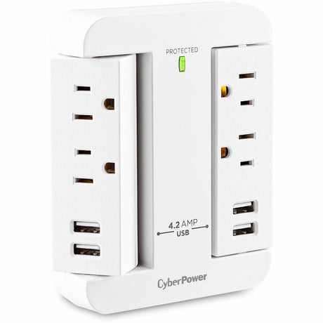 CyberPower GP400U4AWH Home Office 4 - Outlet Surge Protector with 500 J Surge Suppression