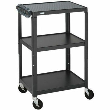 ADJUSTABLE CART WITH SHELF/