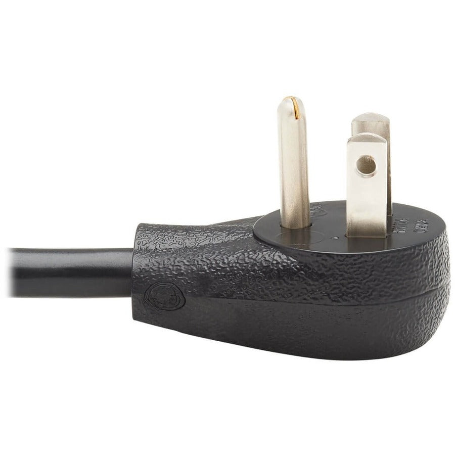 Eaton Tripp Lite Series Power Extension Cord, Right-Angle NEMA 5-15P to NEMA 5-15R - Heavy-Duty, 15A, 120V, 14 AWG, 3 ft. (0.91 m), Black