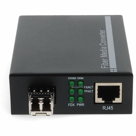 AddOn 10/100/1000Base-TX(RJ-45) to 1000Base-SX(LC) MMF 850nm 550m Mini Media Converter