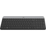 Logitech MK470 Slim Wireless Keyboard and Mouse Combo - Modern Compact Layout, Ultra Quiet - Graphite