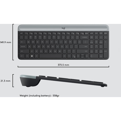 MK470 Slim Wrls KB Mouse Combo