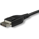 StarTech.com 50ft/15m DisplayPort Active Optical Cable, 8K 60Hz Video, HDR10, Fiber Optic DisplayPort 1.4 Cable, DP Monitor Cord w/Latches