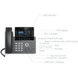Grandstream GRP2615 IP Phone - Corded - Corded/Cordless - Wi-Fi, Bluetooth - Desktop, Wall Mountable