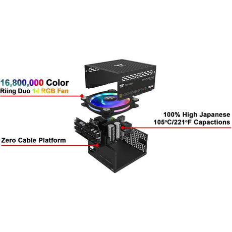 Thermaltake ToughPower GF1 ARGB TTP-750AH3FCG-U Power Supply