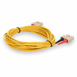 AddOn 3m SC (Male) to SC (Male) Yellow OM1 Duplex Fiber OFNR (Riser-Rated) Patch Cable
