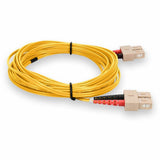AddOn 3m SC (Male) to SC (Male) Yellow OM1 Duplex Fiber OFNR (Riser-Rated) Patch Cable