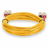 AddOn 3m SC (Male) to SC (Male) Yellow OM1 Duplex Fiber OFNR (Riser-Rated) Patch Cable