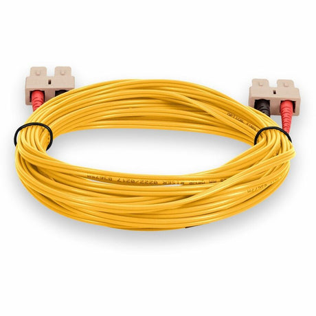AddOn 3m SC (Male) to SC (Male) Yellow OM1 Duplex Fiber OFNR (Riser-Rated) Patch Cable