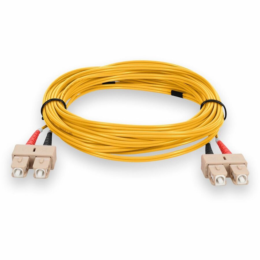 AddOn 3m SC (Male) to SC (Male) Yellow OM1 Duplex Fiber OFNR (Riser-Rated) Patch Cable