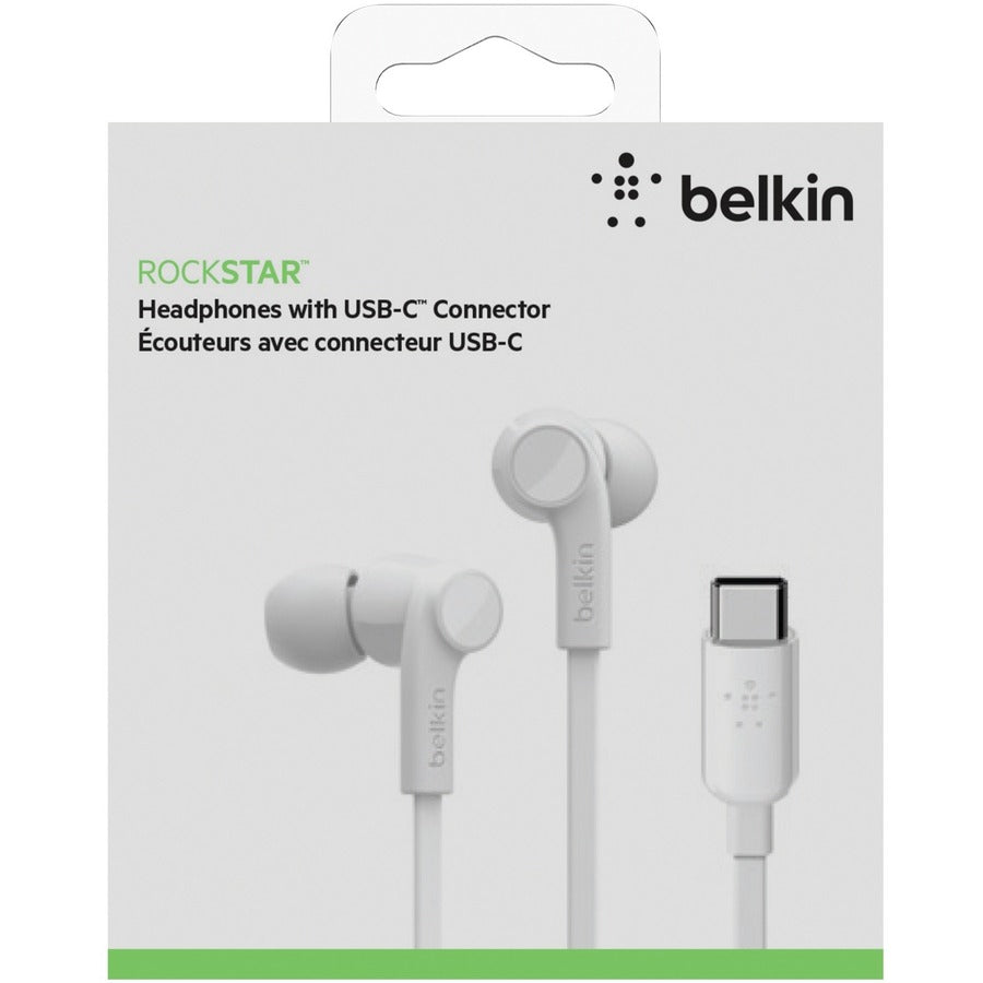 USB-C IN-EAR HEADPHONES WHITE