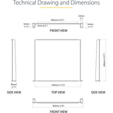 StarTech.com 1U Server Rack Cabinet Shelf - Fixed 16" Deep Cantilever Rackmount Tray for 19" Data/AV/Network Enclosure w/cage nuts, screws