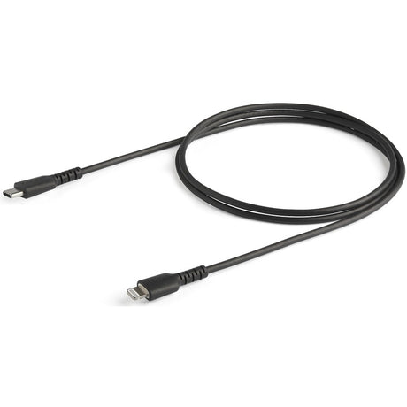 StarTech.com 3 foot/1m Durable Black USB-C to Lightning Cable, Rugged Heavy Duty Charging/Sync Cable for Apple iPhone/iPad MFi Certified