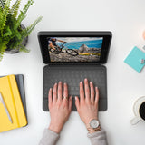 RUGGED FOLIO KEYB IPAD GRAPHITE