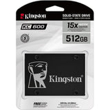 Kingston KC600 512 GB Solid State Drive - 2.5" Internal - SATA (SATA/600)