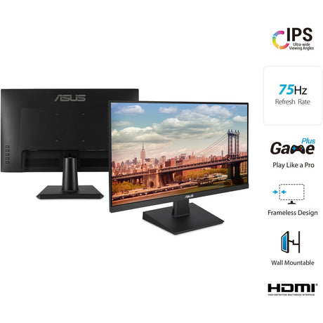 Asus VA24EHE 24" Class Full HD Gaming LCD Monitor - 16:9 - Black