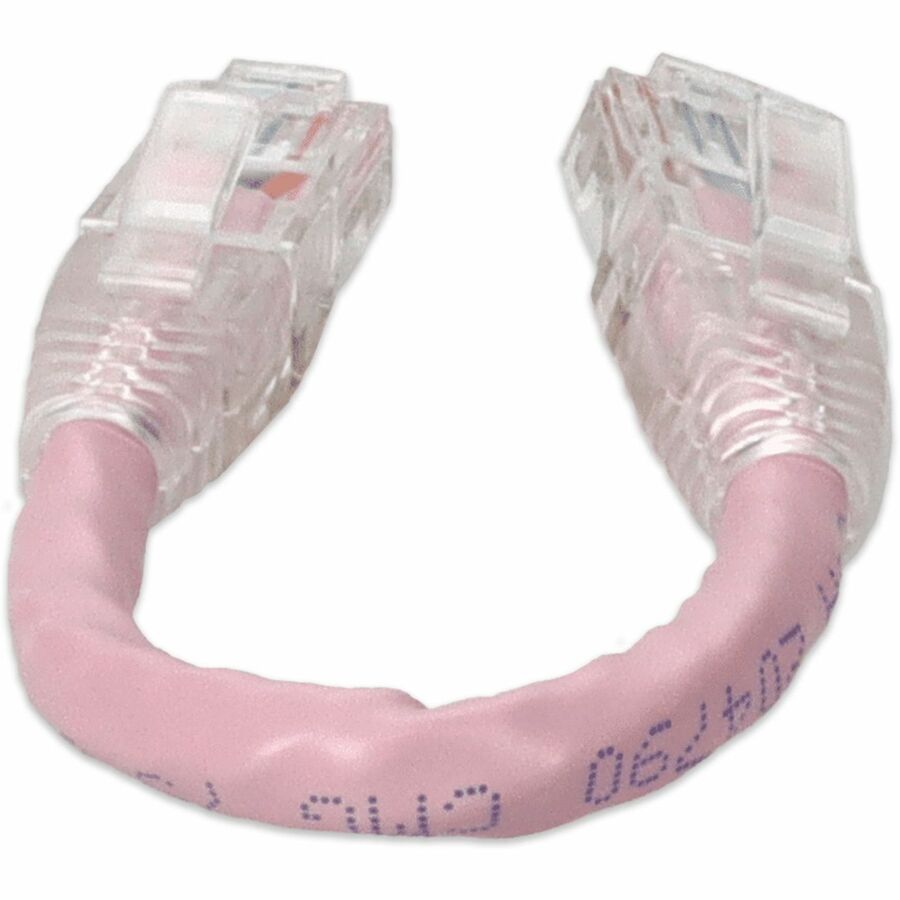 AddOn 6in RJ-45 (Male) to RJ-45 (Male) Straight Pink Cat6 UTP PVC Copper Patch Cable
