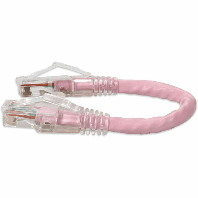 AddOn 6in RJ-45 (Male) to RJ-45 (Male) Straight Pink Cat6 UTP PVC Copper Patch Cable