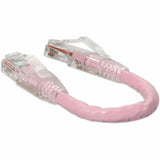 AddOn 6in RJ-45 (Male) to RJ-45 (Male) Straight Pink Cat6 UTP PVC Copper Patch Cable
