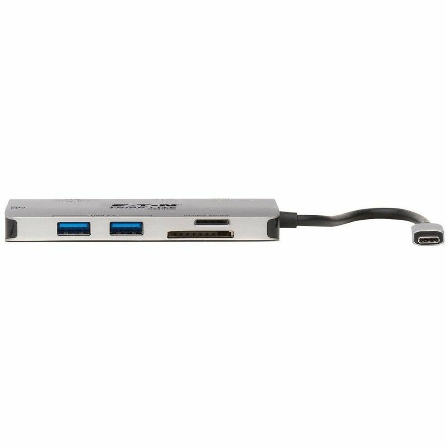 Eaton Tripp Lite Series USB-C Dock - 4K HDMI, USB 3.x (5Gbps), USB-A/C Hub Ports, GbE, Memory Card, 100W PD Charging
