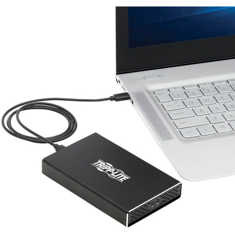 Eaton Tripp Lite Series USB-C to Dual M.2 SATA SSD/HDD Enclosure Adapter - USB 3.1 Gen 2 (10 Gbps), Thunderbolt 3, UASP, RAID