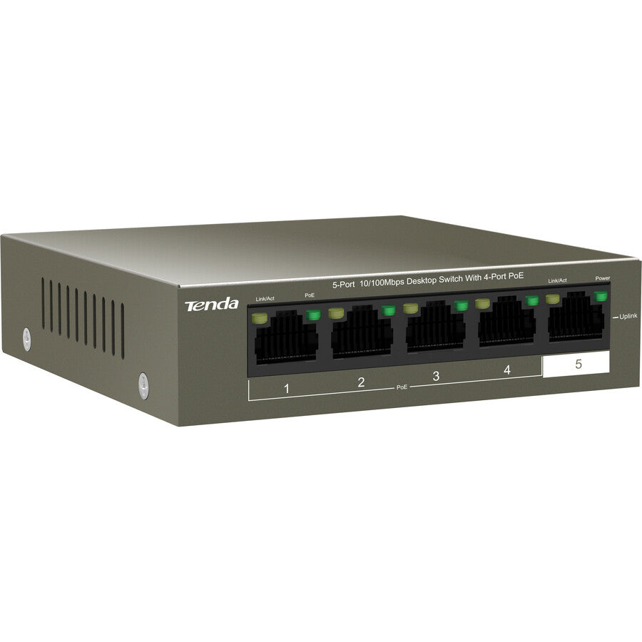 5-PORT 10/100 SWITCH 4-PORT POE