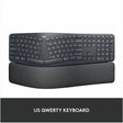 Logitech ERGO K860 Split Ergonomic Keyboard, Wireless Connectivity, Graphite