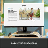 Logitech ERGO K860 Split Ergonomic Keyboard, Wireless Connectivity, Graphite