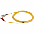 AddOn 5m SC (Male) to ST (Male) Yellow OM1 Duplex Fiber OFNR (Riser-Rated) Patch Cable