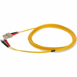 AddOn 5m SC (Male) to ST (Male) Yellow OM1 Duplex Fiber OFNR (Riser-Rated) Patch Cable