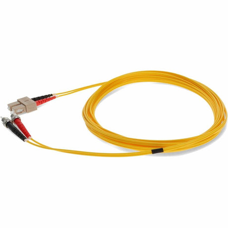 AddOn 5m SC (Male) to ST (Male) Yellow OM1 Duplex Fiber OFNR (Riser-Rated) Patch Cable