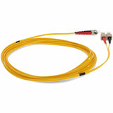 AddOn 5m SC (Male) to ST (Male) Yellow OM1 Duplex Fiber OFNR (Riser-Rated) Patch Cable