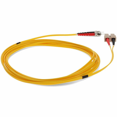 AddOn 5m SC (Male) to ST (Male) Yellow OM1 Duplex Fiber OFNR (Riser-Rated) Patch Cable