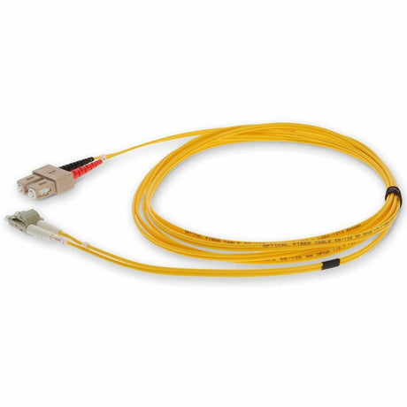 AddOn 3m LC (Male) to SC (Male) Yellow OM2 Duplex Fiber OFNR (Riser-Rated) Patch Cable