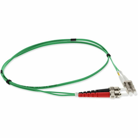 AddOn 5m LC (Male) to ST (Male) Green OM1 Duplex Fiber OFNR (Riser-Rated) Patch Cable