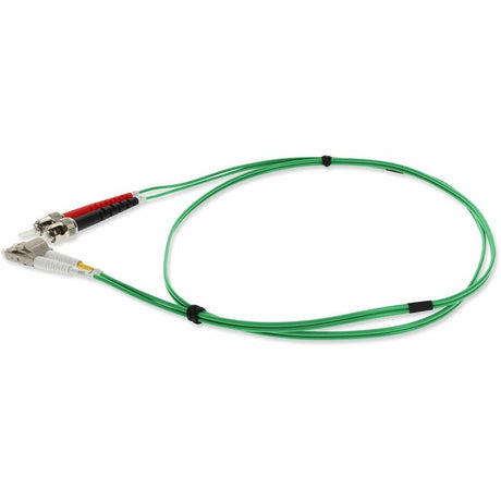 AddOn 5m LC (Male) to ST (Male) Green OM1 Duplex Fiber OFNR (Riser-Rated) Patch Cable