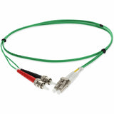 AddOn 5m LC (Male) to ST (Male) Green OM1 Duplex Fiber OFNR (Riser-Rated) Patch Cable