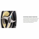 Monoprice Caliber 34707 Speaker - 80 W RMS - 160 W PMPO - 2-way - 2 Pack